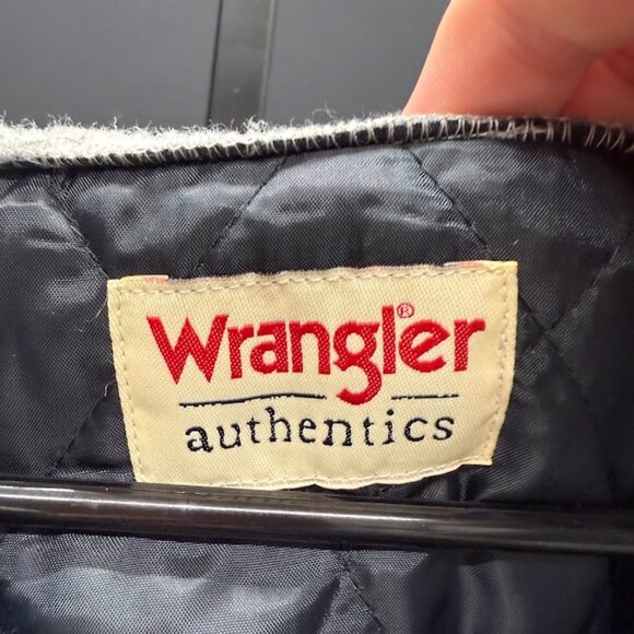 Wrangler Authentics Blue Flannel Insulated Hoodie - Picture 3 of 5